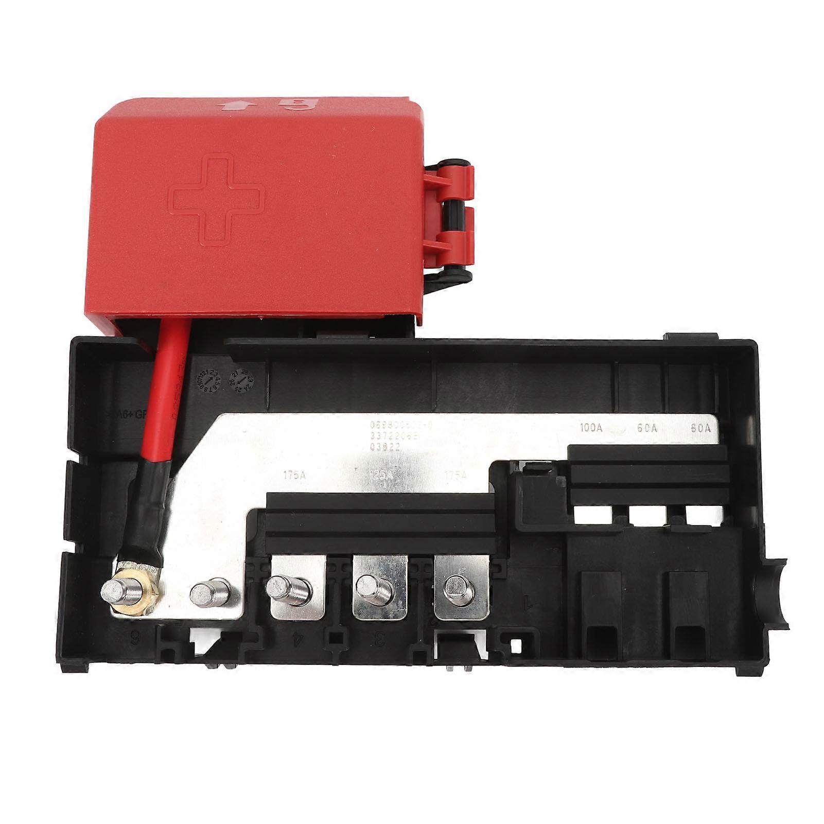 Engine compartment fuse block for