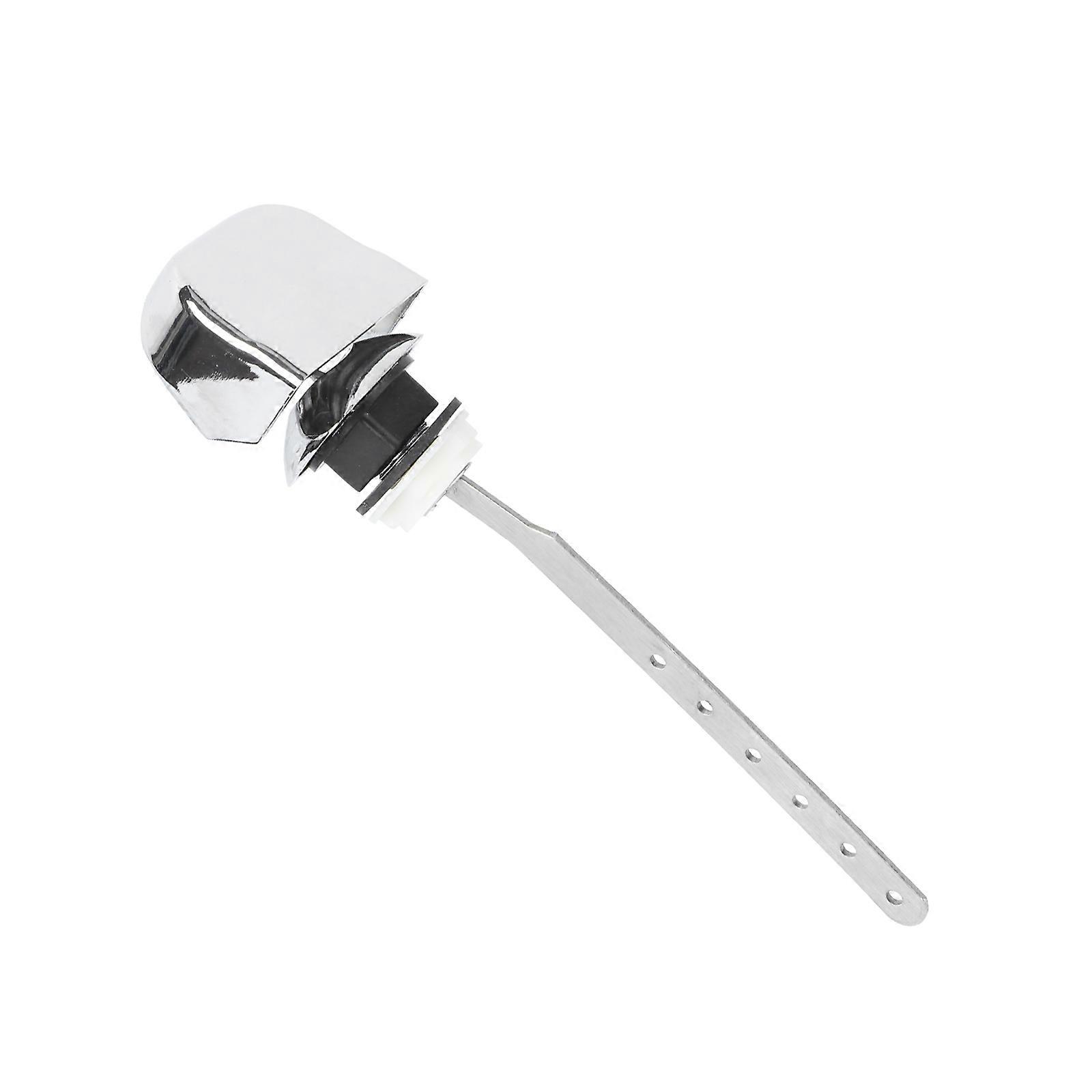 Toilet Handle Side Mount Universal Fit Toilet Tank Lever Handle .00X5.00X4.00cm Rustproof Electroplating 1Pack
