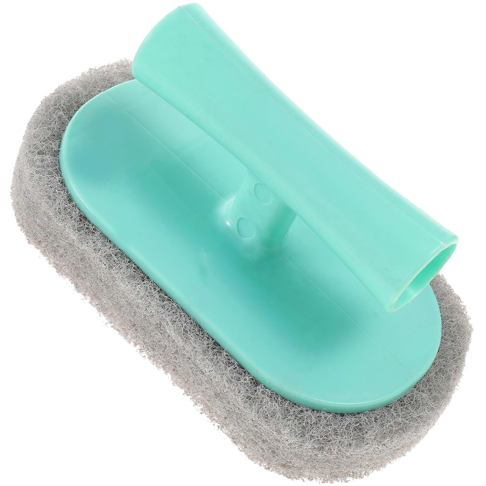 Durable Kitchen Cleaning Brush with Ergonomic Handle for Efficient Scrubbing Beige PP Material