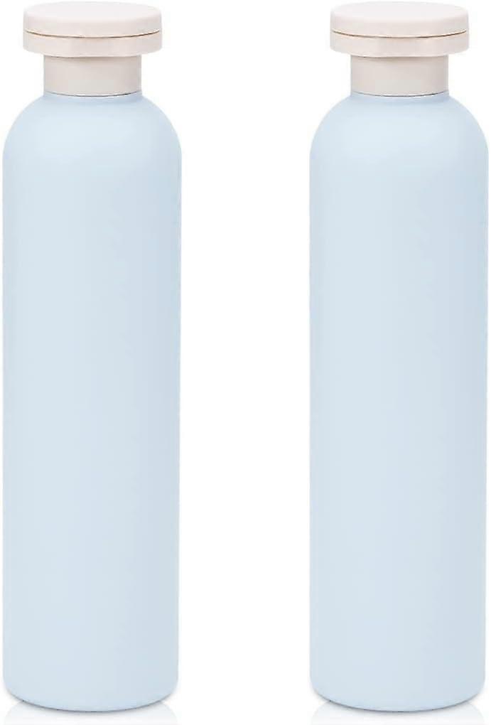 Travel Shampoo Bottles,2pcs Refillable Flip Cap Squeeze Bottles