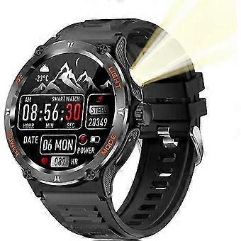 Smart Watch Fitness Tracker per uomo, display 1.53, frequenza cardiaca, pressione sanguigna e monitoraggio del sonno, impermeabile 3ATM, 123 modalità sportive, Android e iOS Comp