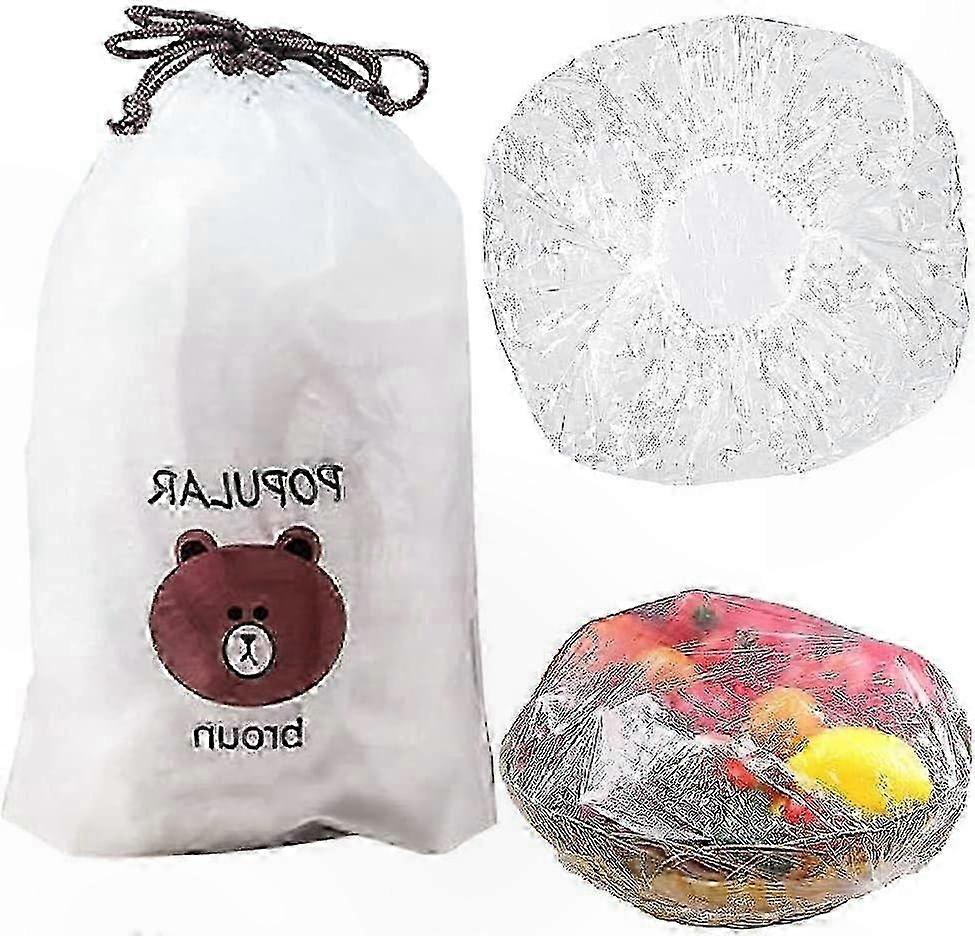 Universal Stretchable Bowl Covers with Sealing Lids for Reusable Food Storage Solutions