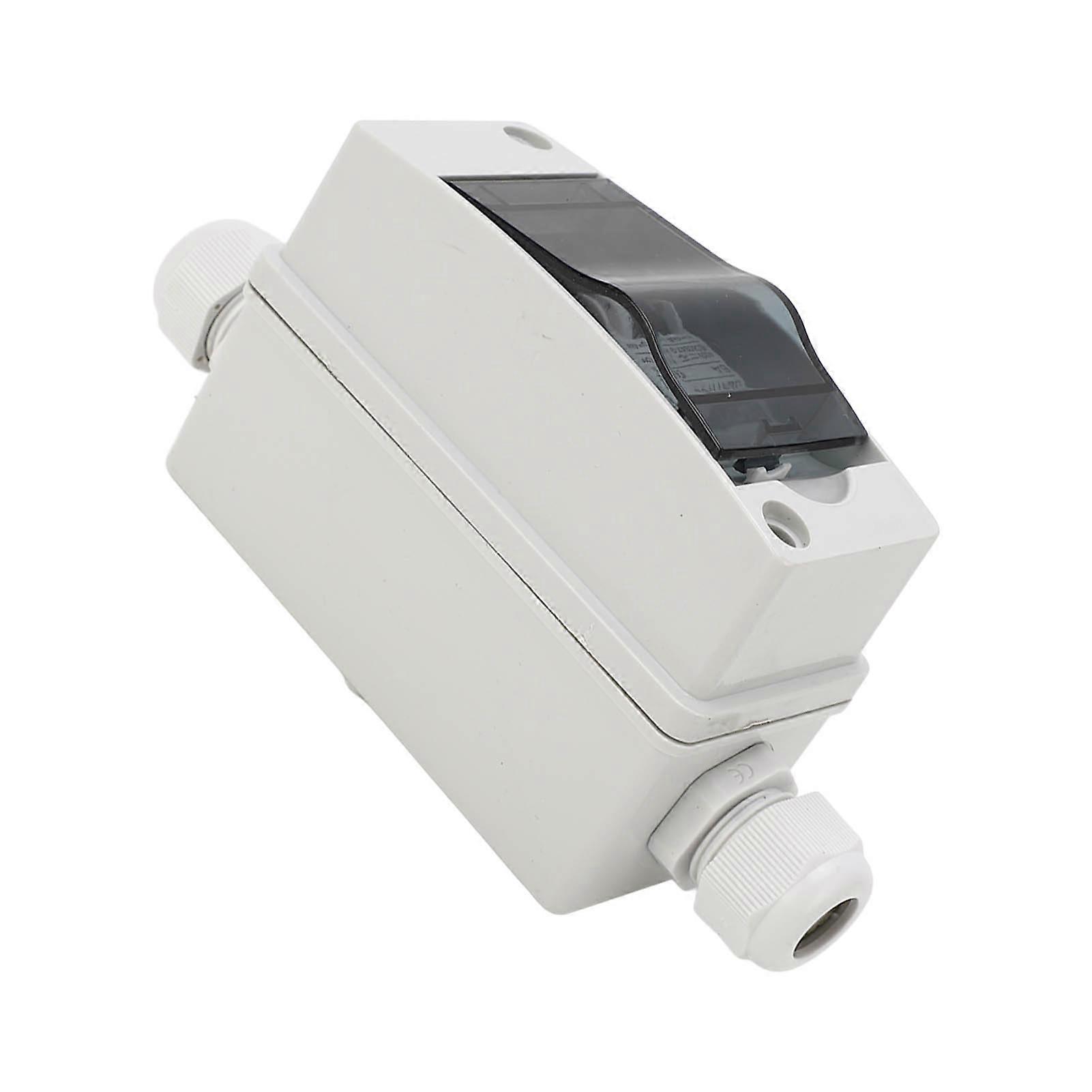 2P DC Miniature Circuit Breaker IP65 Waterproof Solar PV Disconnect Switch AC90‑400V DC12‑400V 6A 