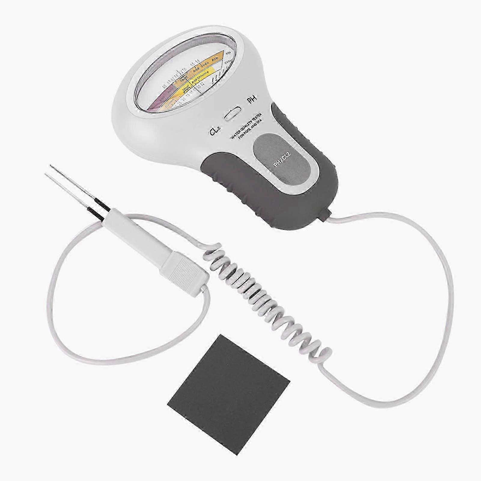 Water Quality Tester Portable 2In 1 Chlorine Ph Meter Simplifies Pool Spa Treatment With Precise Chemical Monitoring High Material