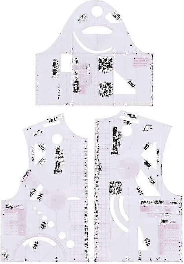 1:3 Cloth Design Ruler, Transparent French Curve Ruler Craft Tailor hwy