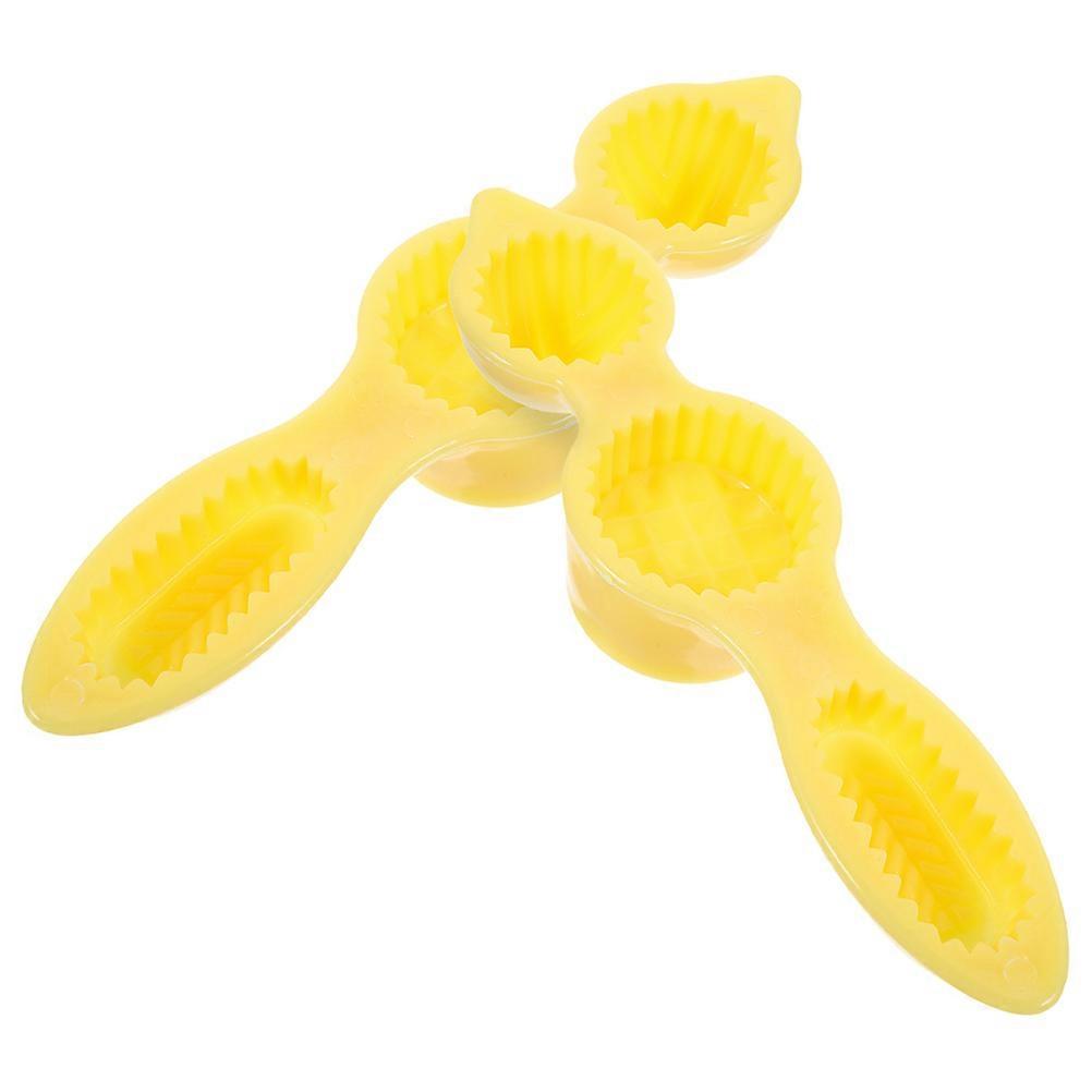 Masteelf 2pcs Cookie Making Mold Press Stamp for Household Baking Tool