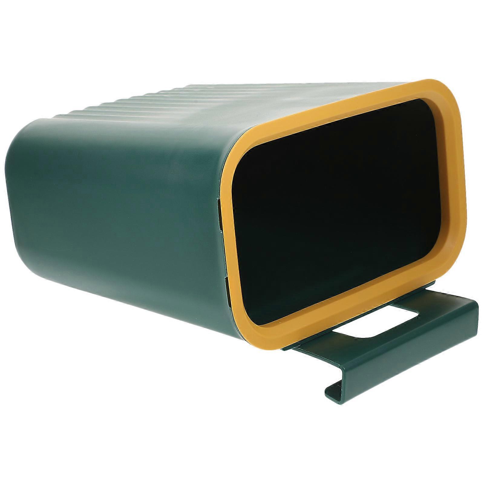 PP Material Wall Mounted Trash Can for Compact Design 7.9x5.1 Inches