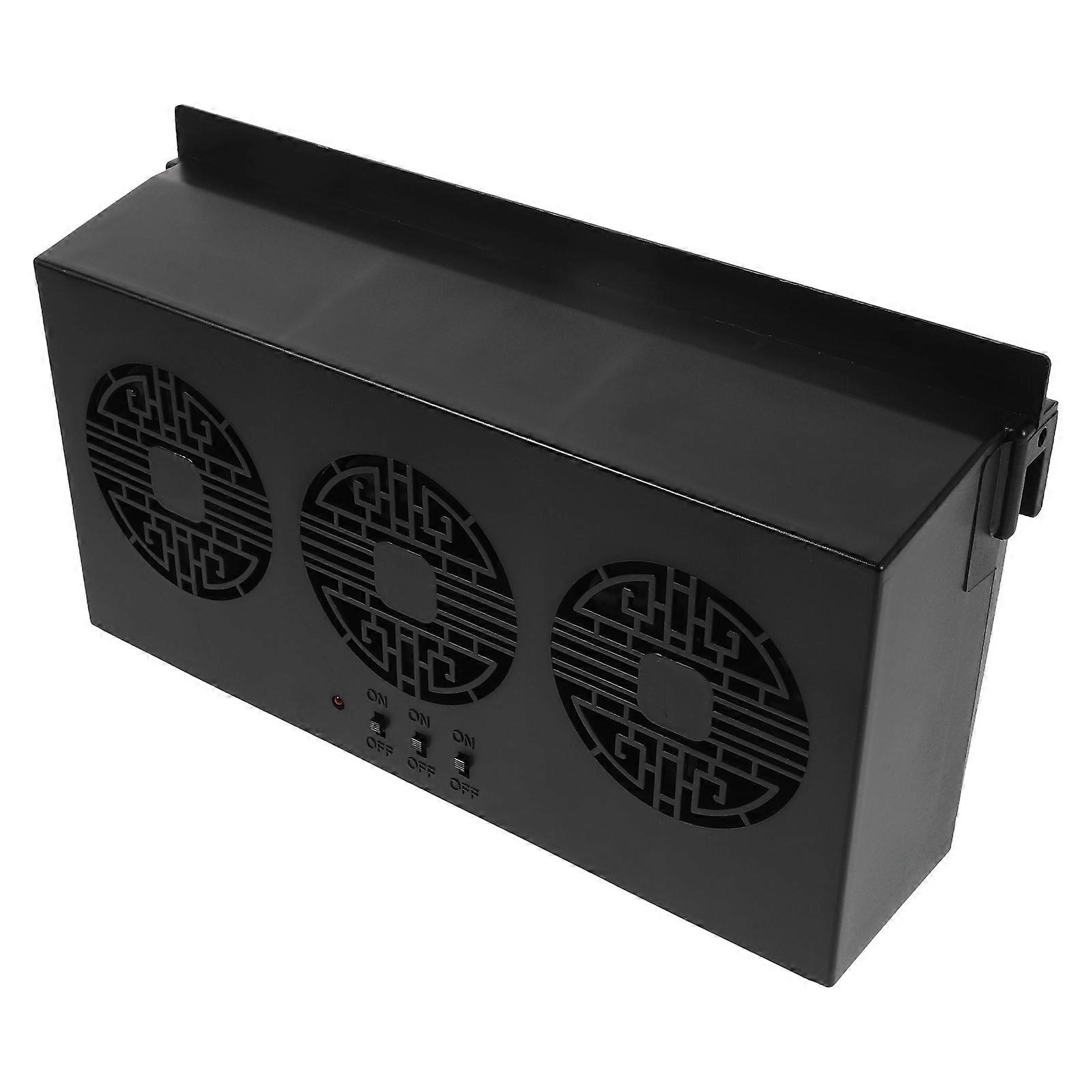 Portable Car Exhaust Fan for Vehicle Interior – Lightweight Ventilation Fan with Powerful Odor Removal, Flexible Mounting for Front Seat and Rear