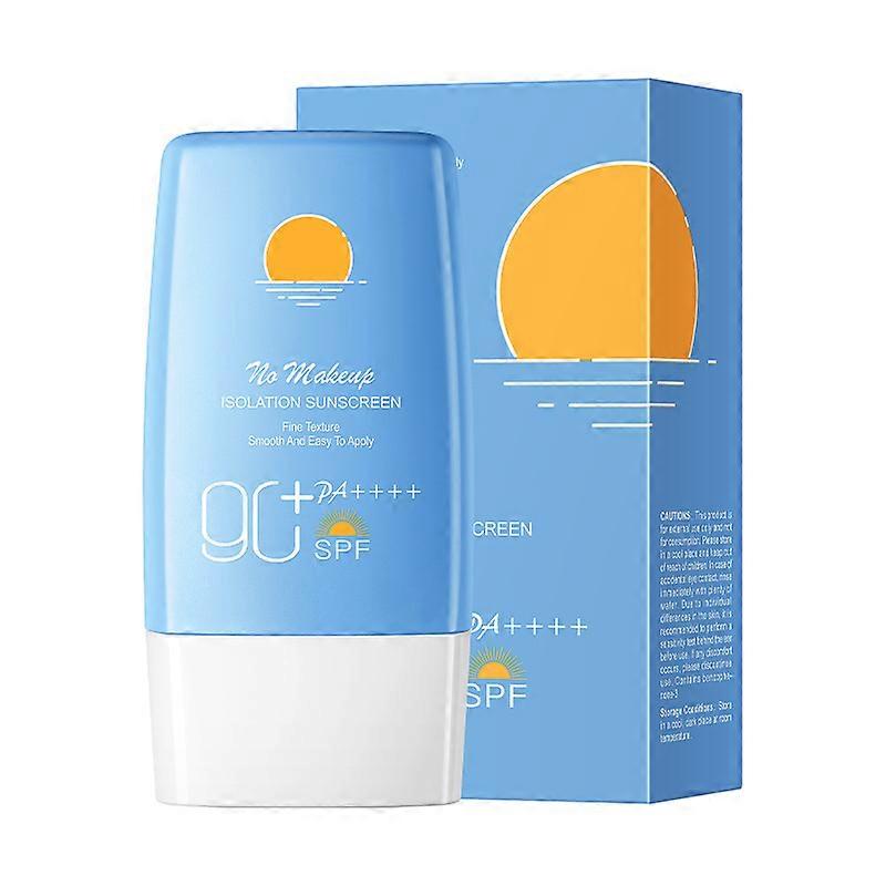 50x4+ sunscreen isolates and protects against UV rays,