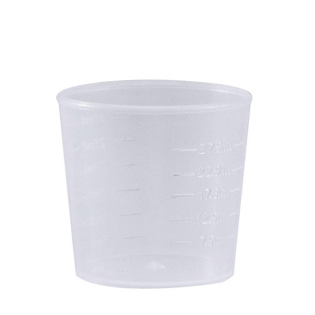 Measuring Cup Liquid Container for Mixing Paint Stain Epoxy Resin Wide Mouth 30ml 25Pack