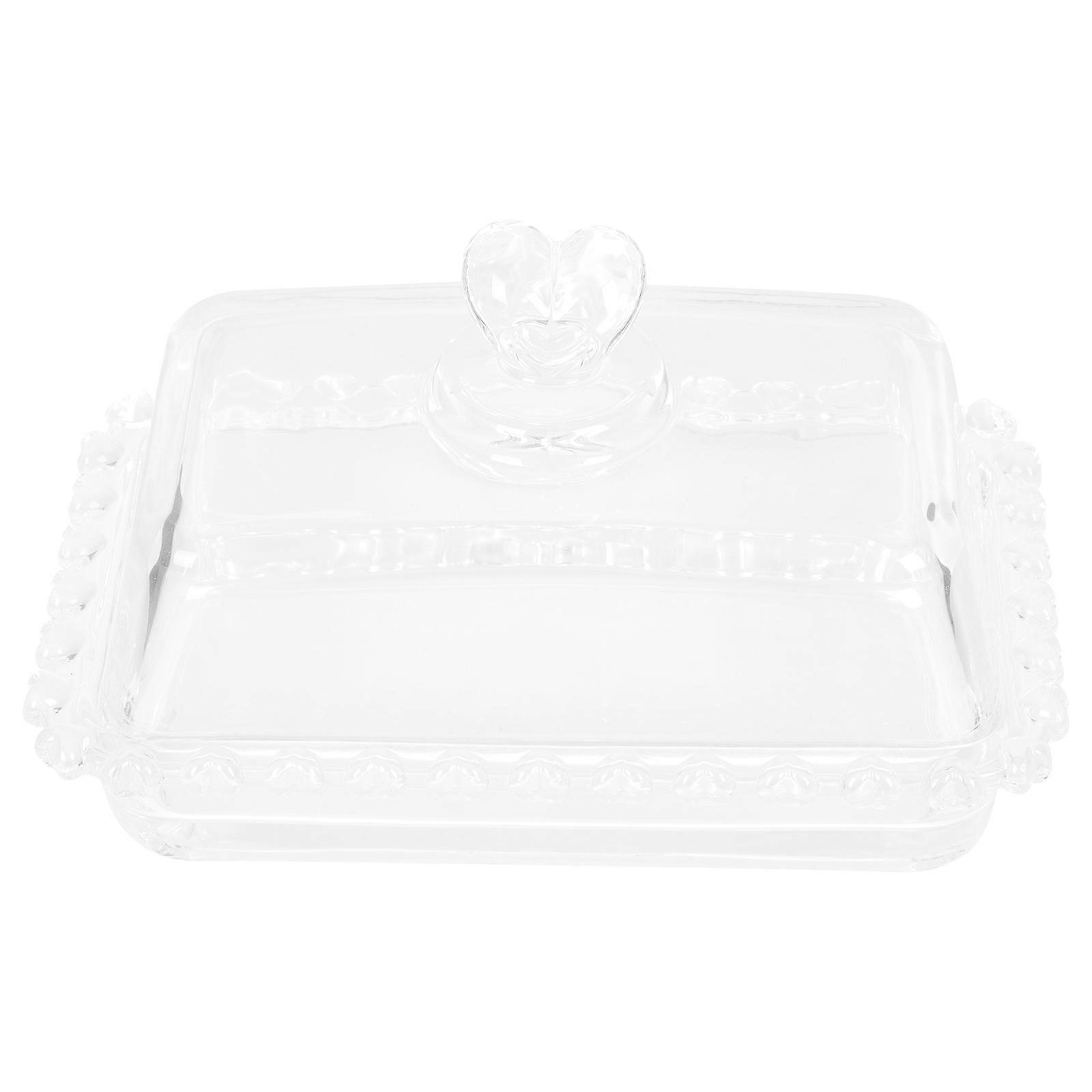 Creative Glass Cake Storage Box with Lid – Freshness Preserver for Cakes & Treats, Insect Proof & Stylish Display Design