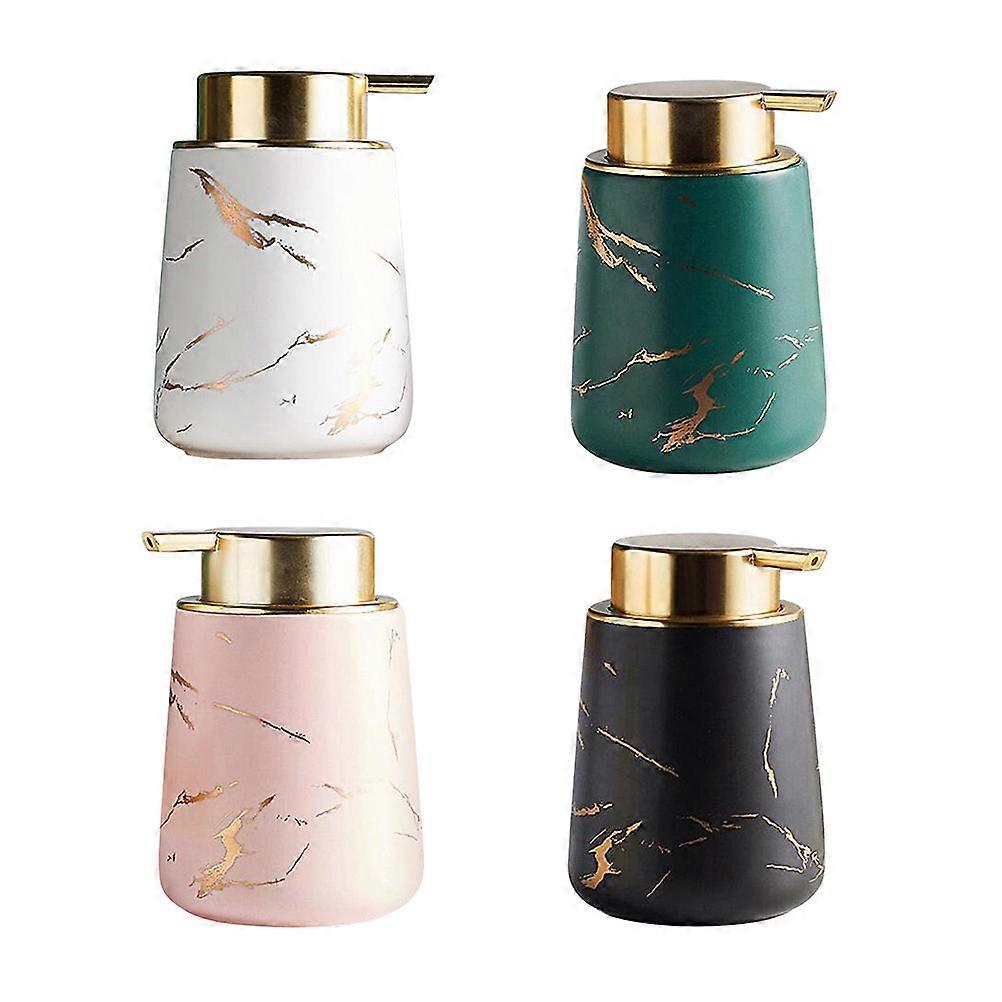 Reusable Lotion Bottles 400ML Liquid Dispensing Bottle General Users Square Press Pump Design Black 1Pcs