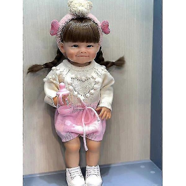 55cmラヤ生まれ変わった幼児、全身ソフトシリコンリアルソフトタッチ高品質人形ギフト