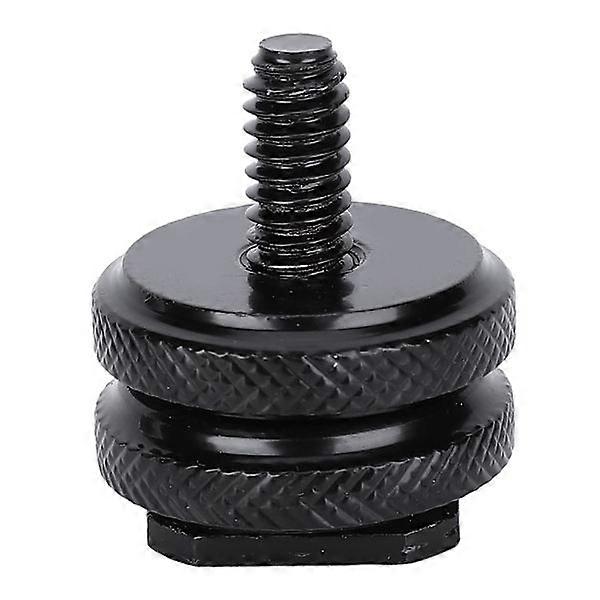Tripod Screw to Flash Hot Shoe Mount Adapter for Camera Camcorder