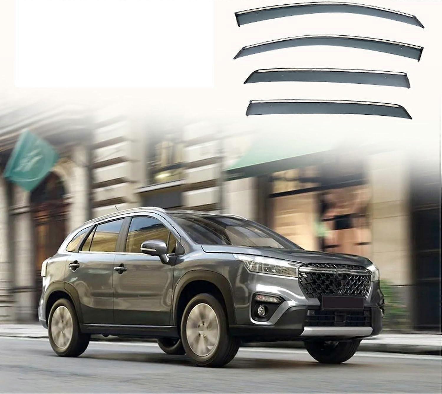 Rain Protection Side Windows for Suzuki SX4 S-Cross MK3 2021+, UV Protection, Windproof, Waterproof, Precise Fit