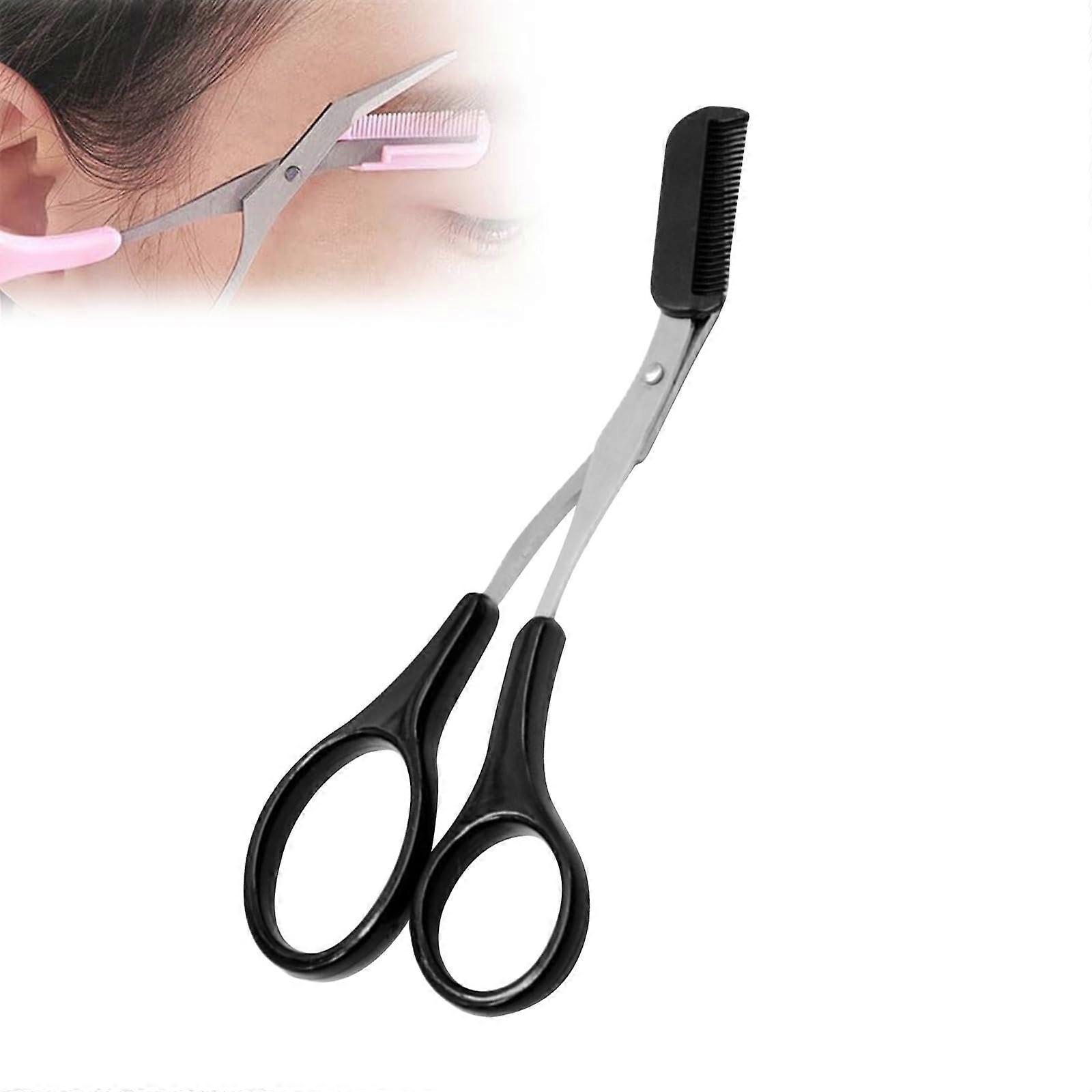 Eyebrow Scissors, EasytoUse with Comb for Women and Men (1 Piece)