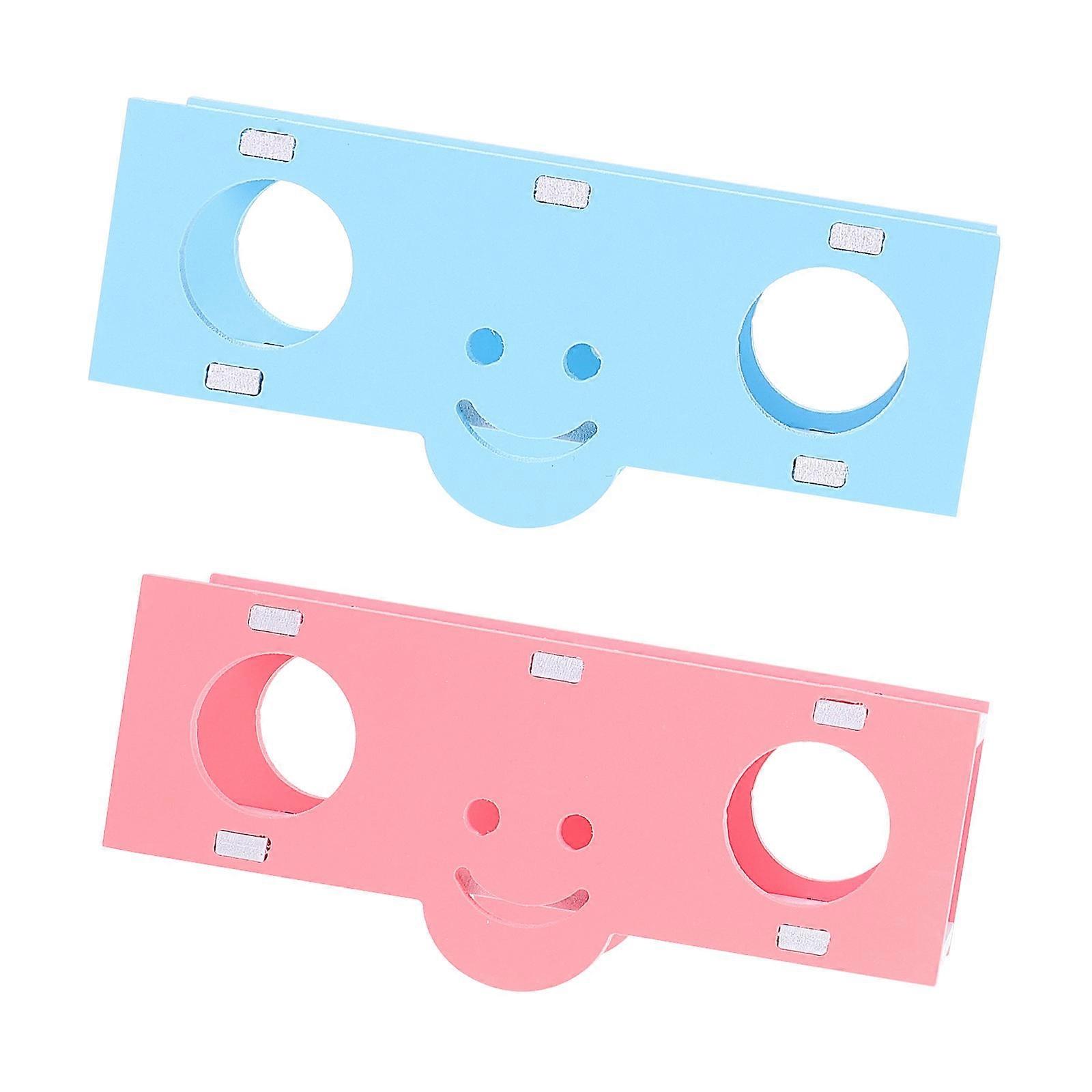 2Set Hamster Seesaw Toys Blue DIY Exercise and Exploration for Pets Featuring Quality Plastic