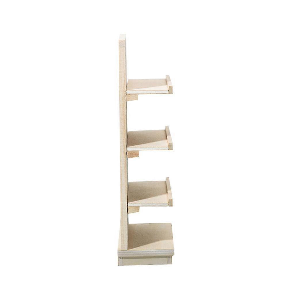 Mini Wooden Storage Cabinet For Miniature Scene Creation And Dollhouse 6.29X3.14X1.18IN Rectangular Shape 1Pack