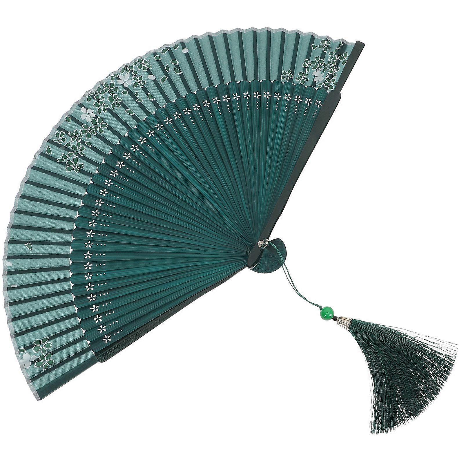 Hand Fan Folding Fan Chinese Fan Bamboo Fan Vintage Fan Foldable Handheld Fan