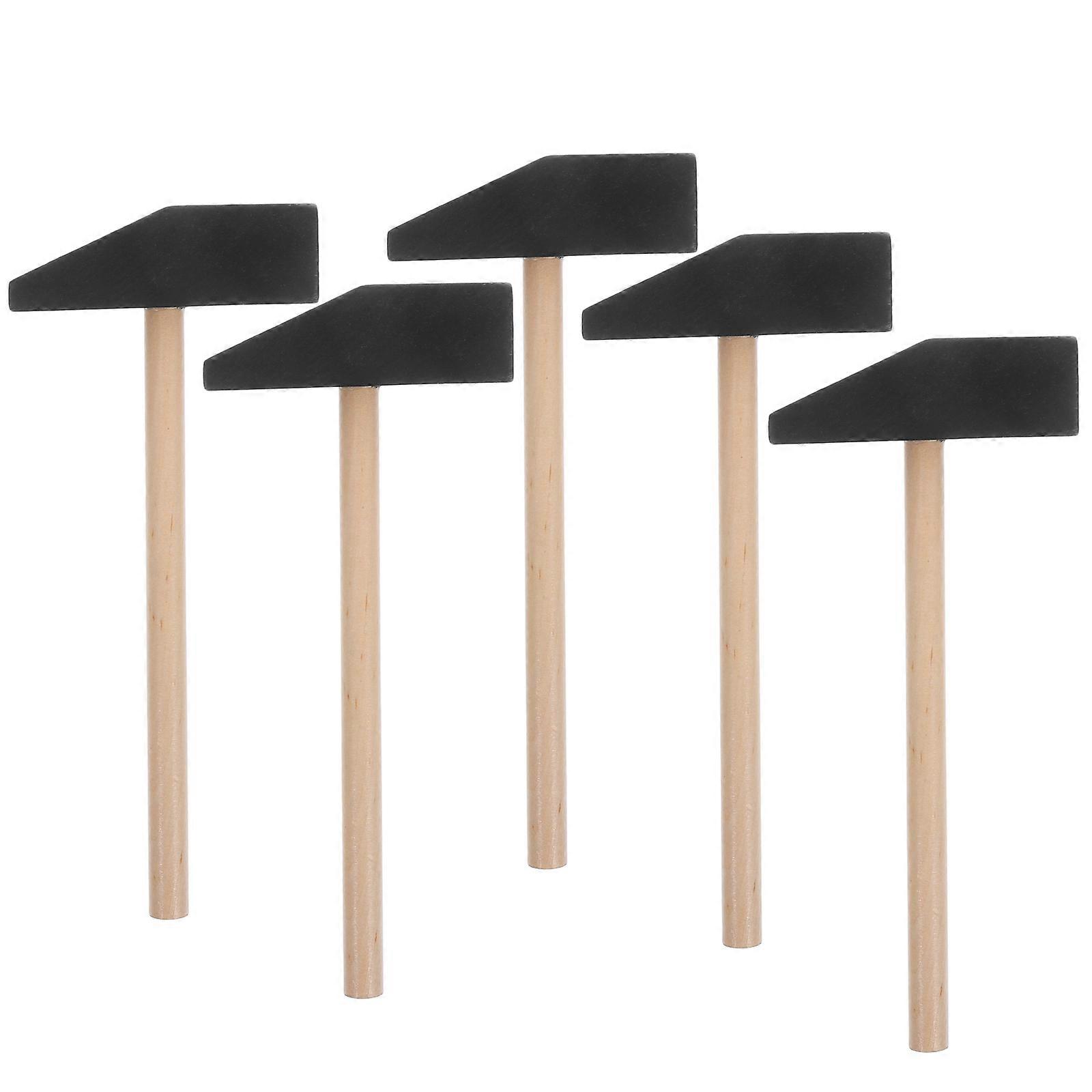 5pcs Mini Wooden Hammers for Gavel Use – Creative Play & Coordination Development Tool for Home & School Activities