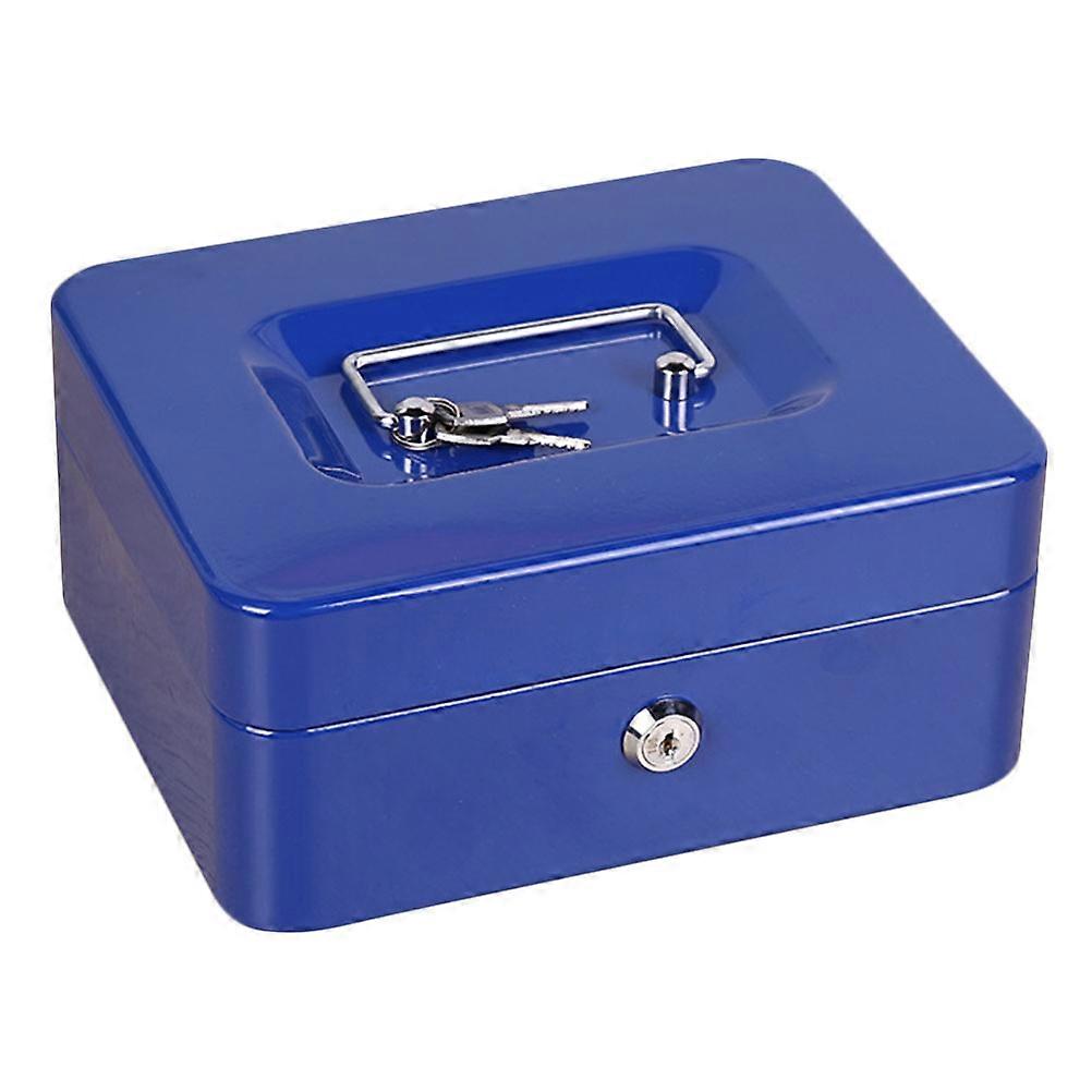 Box For Cash 1Pack Small Safe Box For Money In Festivals And Fundraisers Constructed From Blue Metal