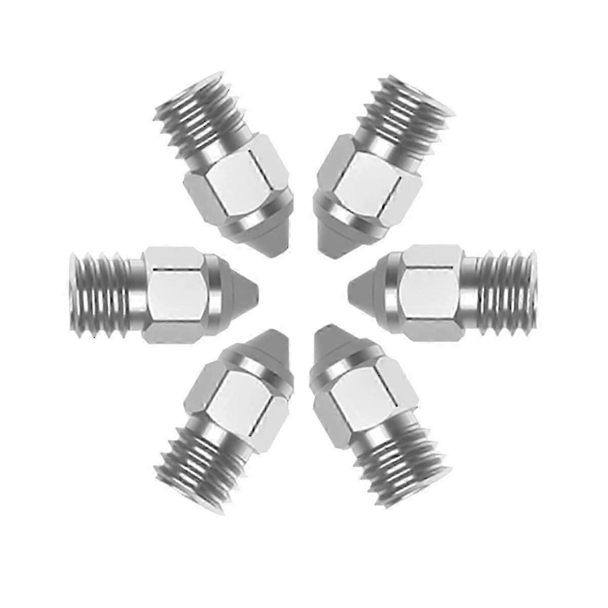 3D Printer Parts -HF Nozzle Kit 0.25/0.4/0.6/0.8mm 5PCS/Set for Series 3D Printer