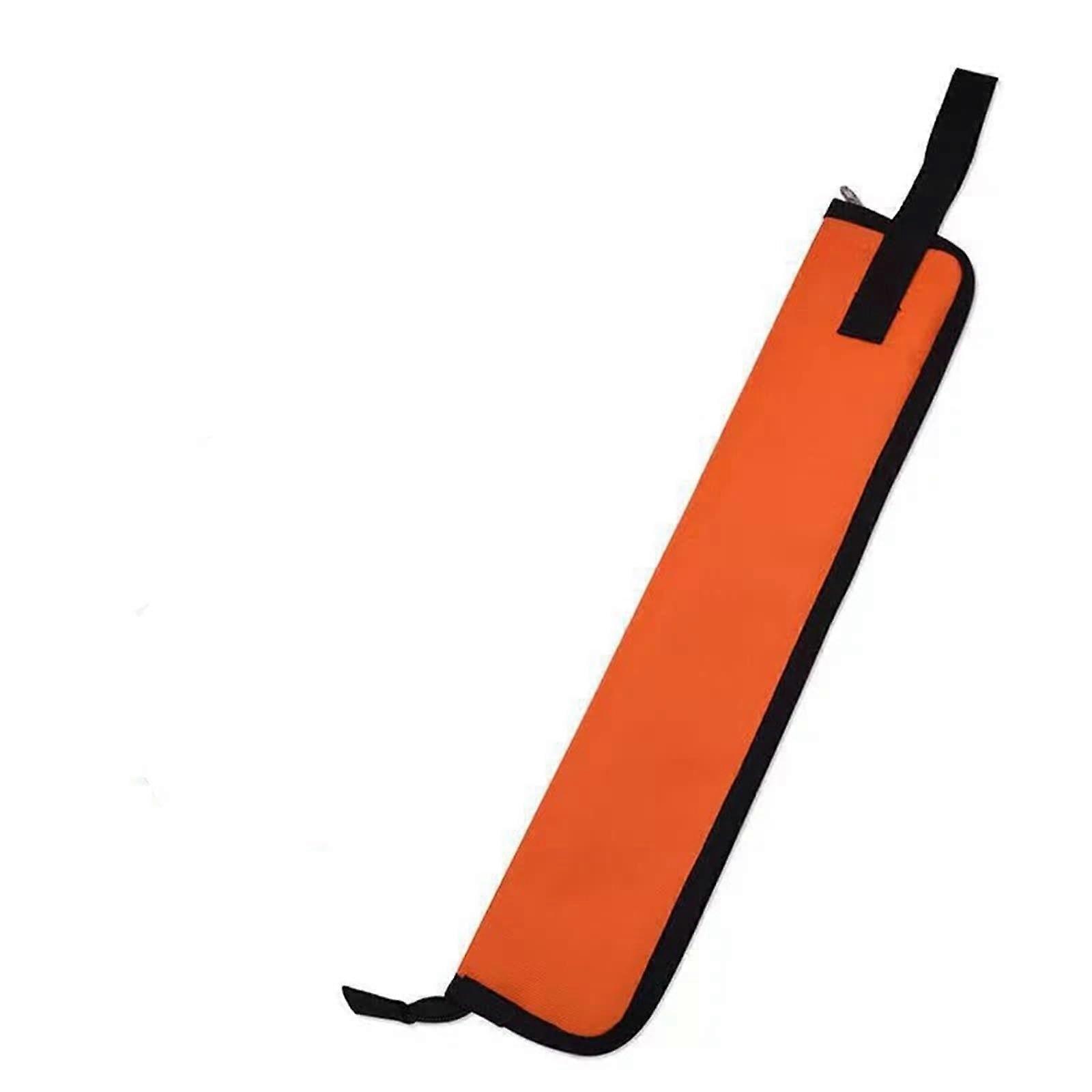 Drumstick Bag Drum Stick Bag Shoulder Padded Portable Drum Stick Bag 600D Oxford Waterproof Drum Stick Backpack Bag for Music Lovers (Orange)