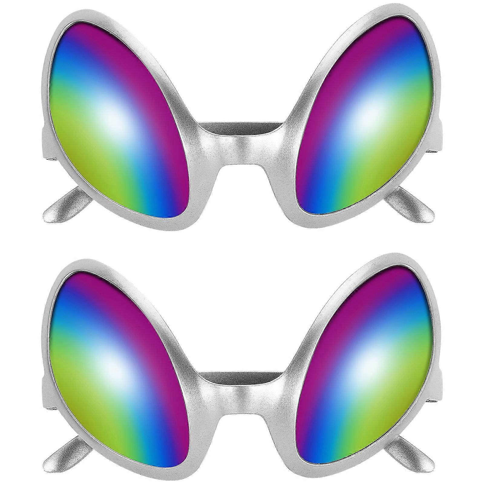 Simulation Glasses Decorative Eyewear Party Costume Props For New Year's Eve Parties 13.7*8.4cm Multi 6 Pcs