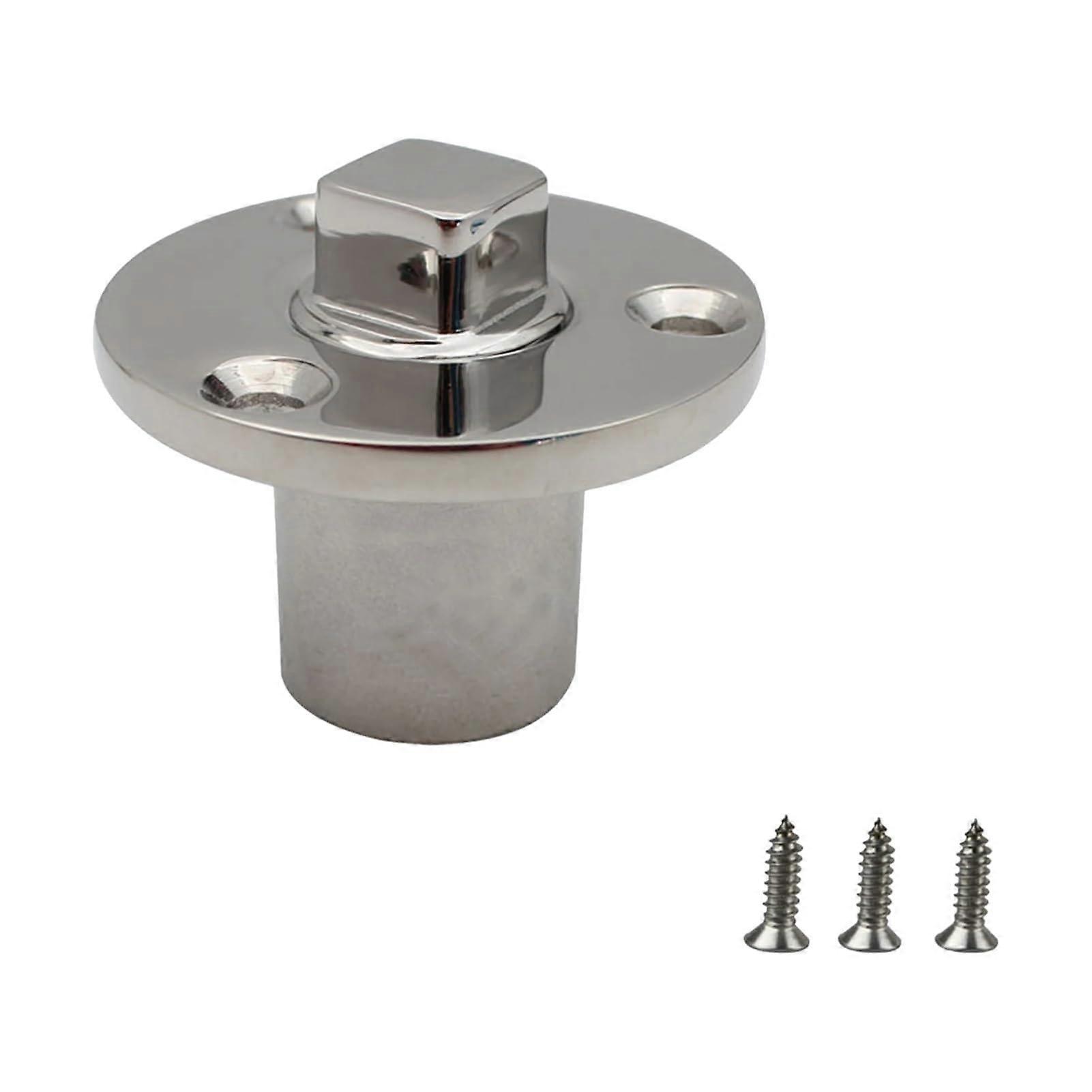 Oval Replacement Part With Screws Drain Plug Solid Bung Hole Waterproof Boat Hull Vent Connector Marine Hardware