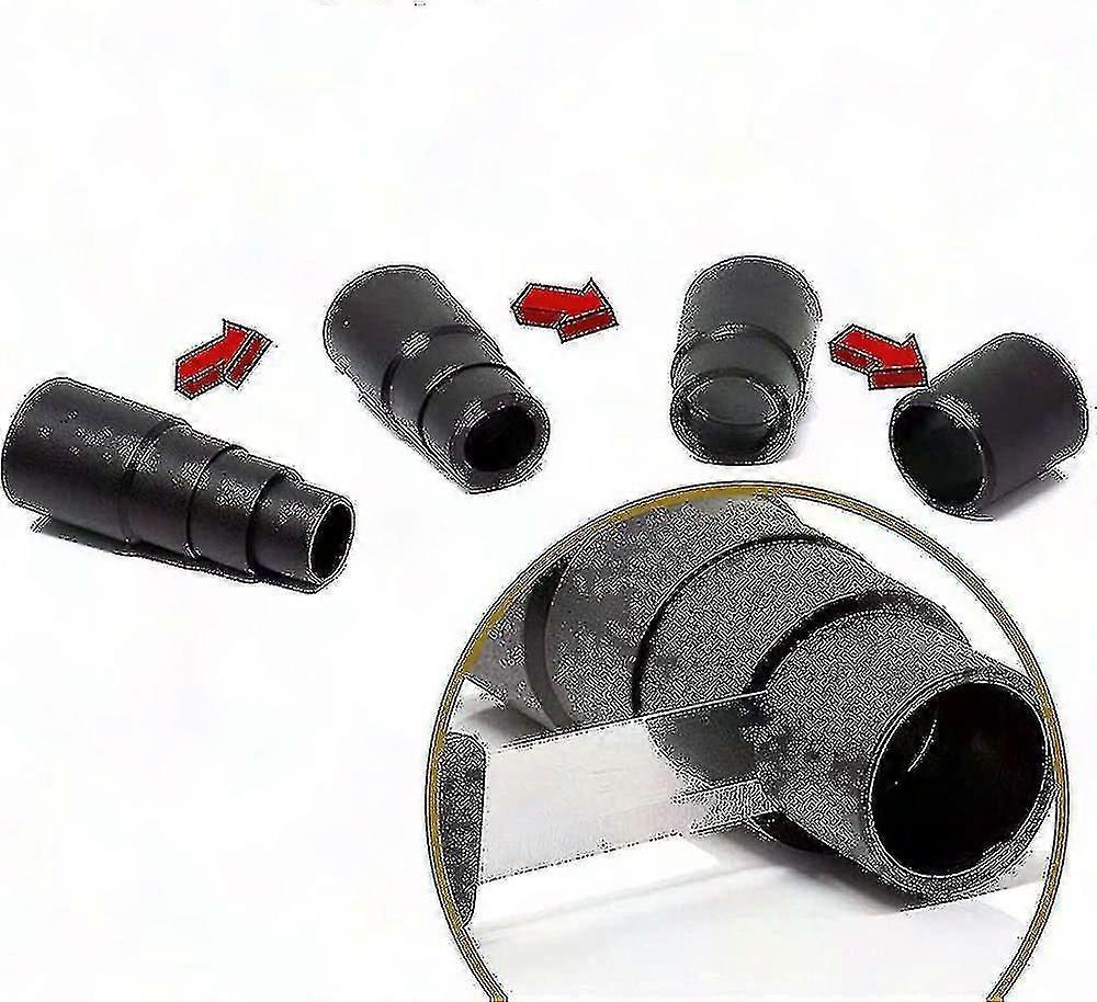 3 Universal Vacuum Cleaner Hose Adapters for Power Tools & Grinders - 3 Pack