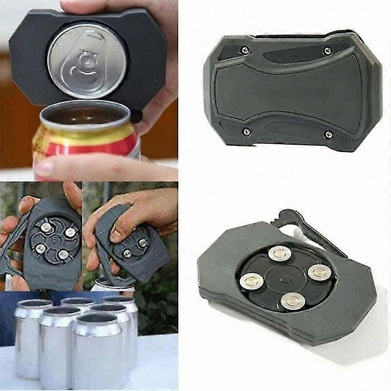 Manual Can Opener with Topless Design, Multifunctional Kitchen Tool for Beverage and Food Cans