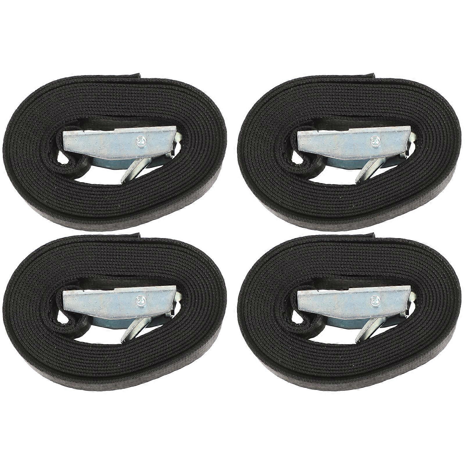 Heavy Duty Cam Buckle Strap for Rooftop Rack Made of Nylon and Zinc Alloy with Tie Down Function 4Pcs