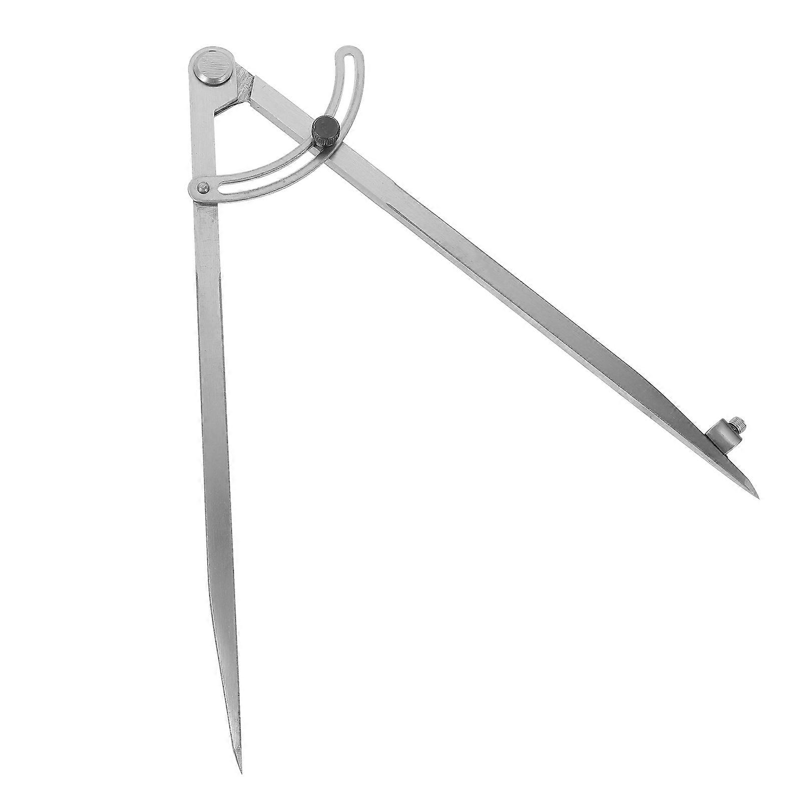 Compact Compass Tool Stationery for Woodworking Silver Iron Drafting 1Pack