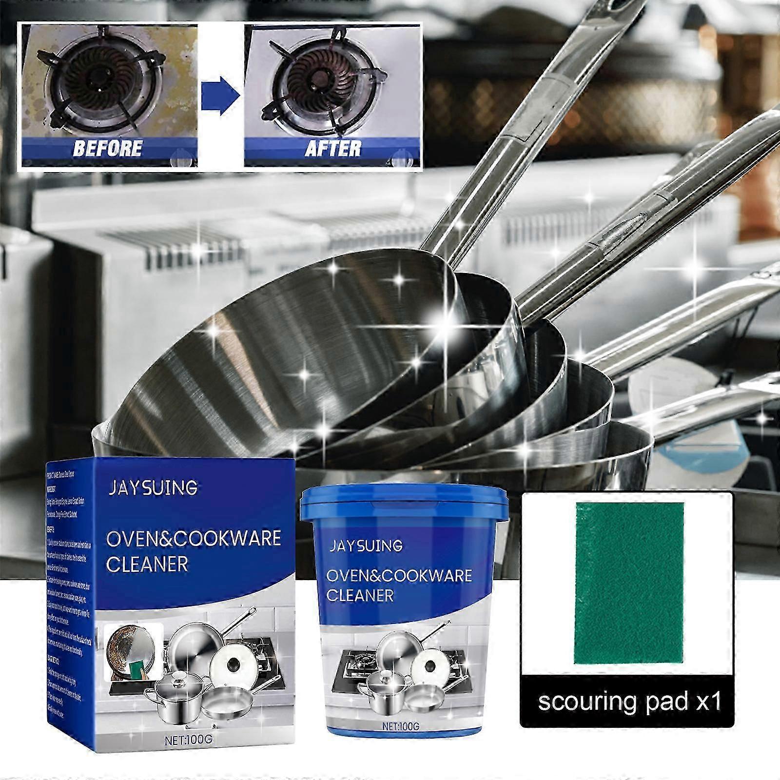 Jaysuing Multi purpose Powerful Cleaning Agent for Stove, Range Hood, Cookware Cleaning, Oil and Rust Removal Cleaning Agent