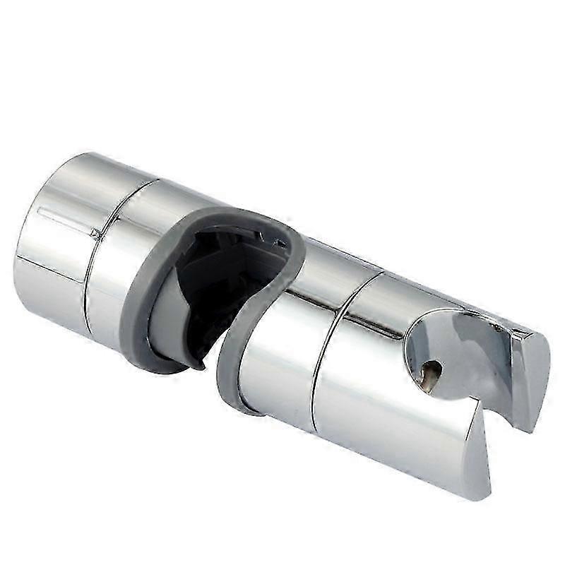 Hand shower holder for shower rod adjustable 18-25 mm ABS Silver