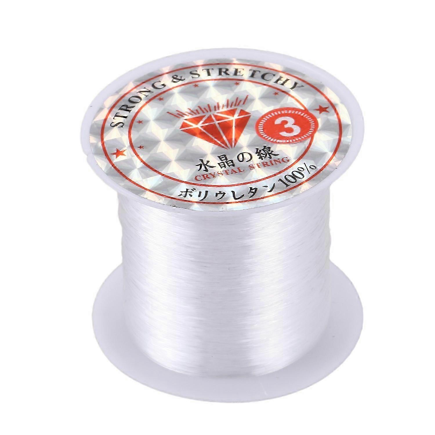 Clear nylon thread 0.3mm for beading and fishing line replacement