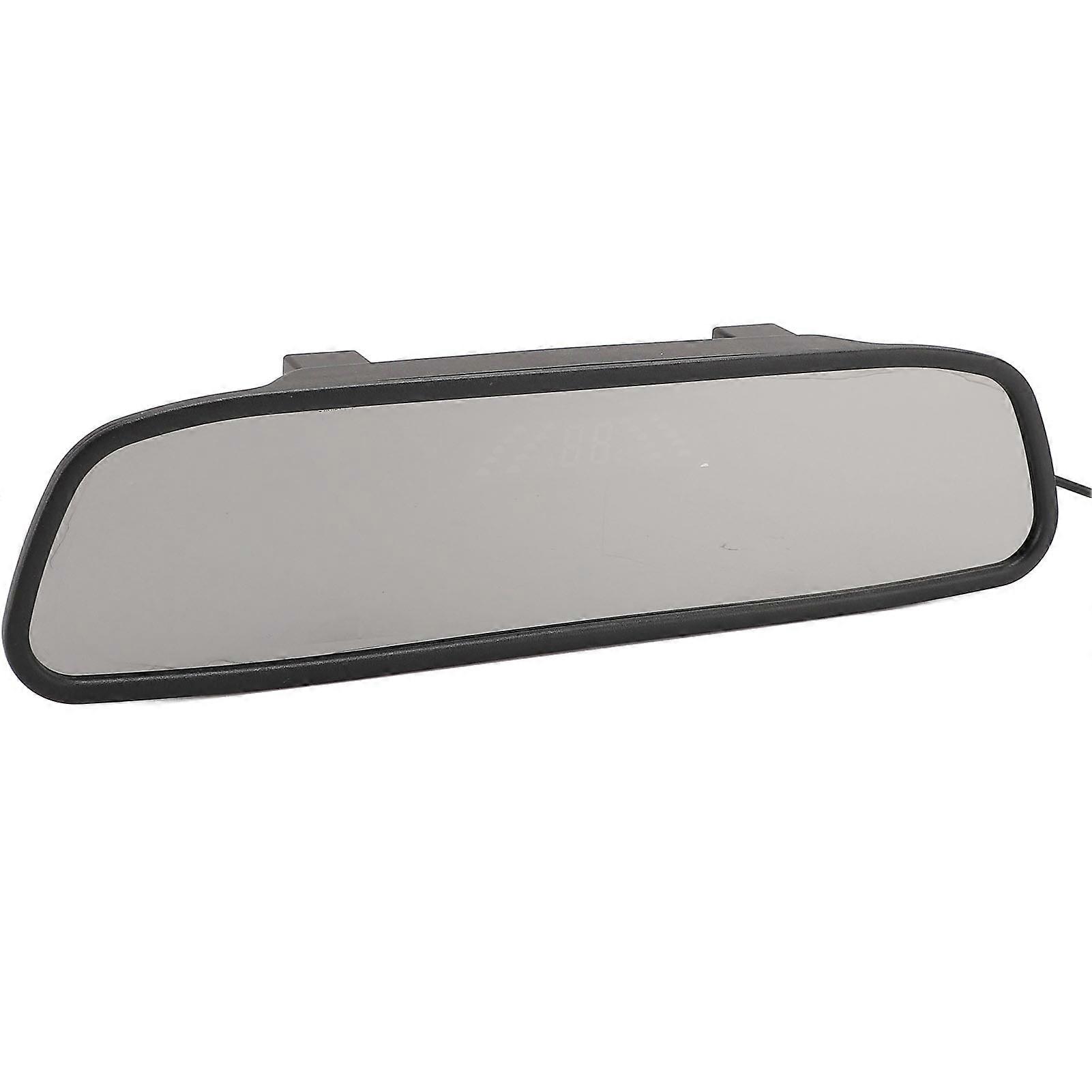 Car Reverse Radar System 4 Sensors 0.3-2.0m Range Black LED Display