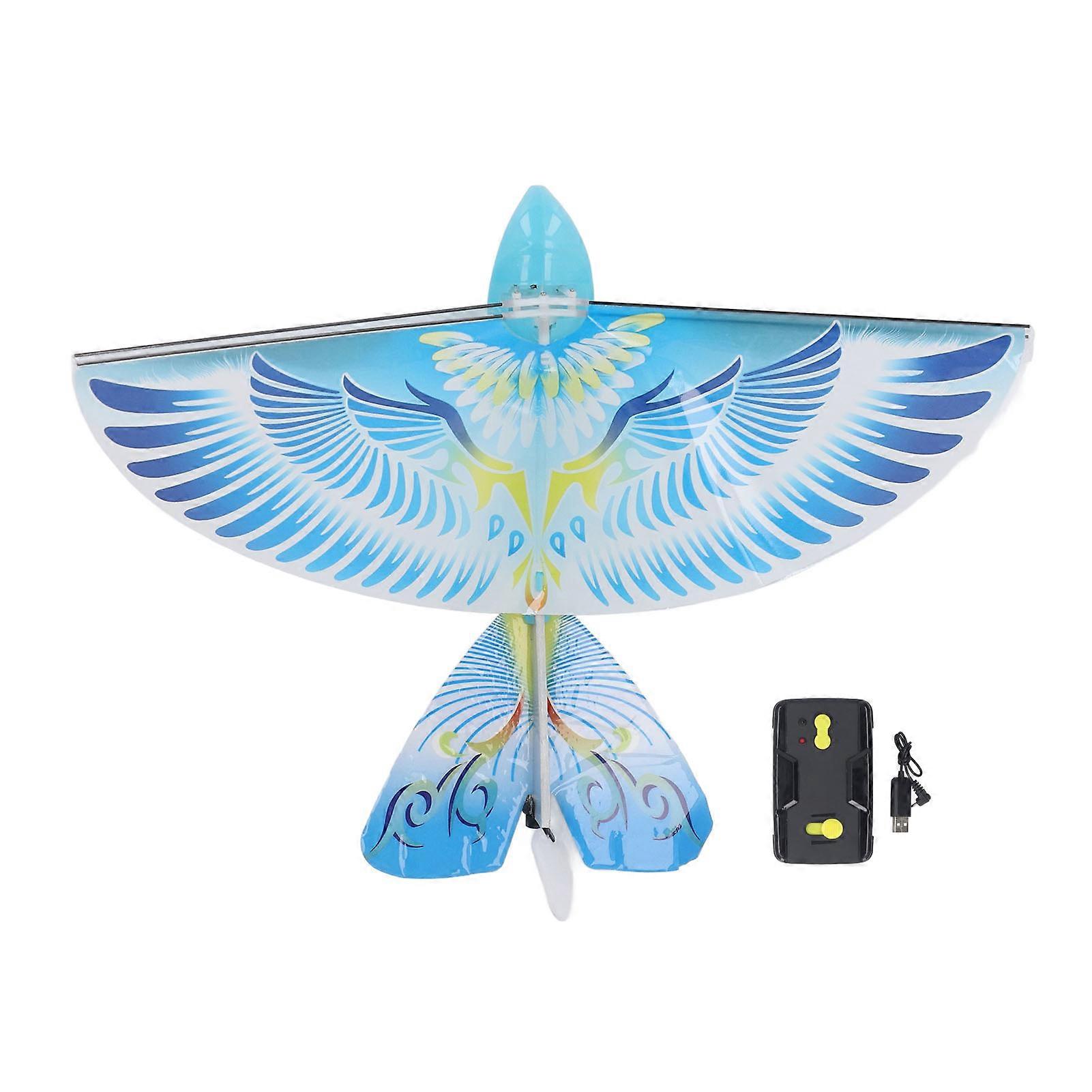 Flying RC Bird Toy 2.4GHz USB Charging LED Bionic Flapping Wings Bird for Indoor Outdor