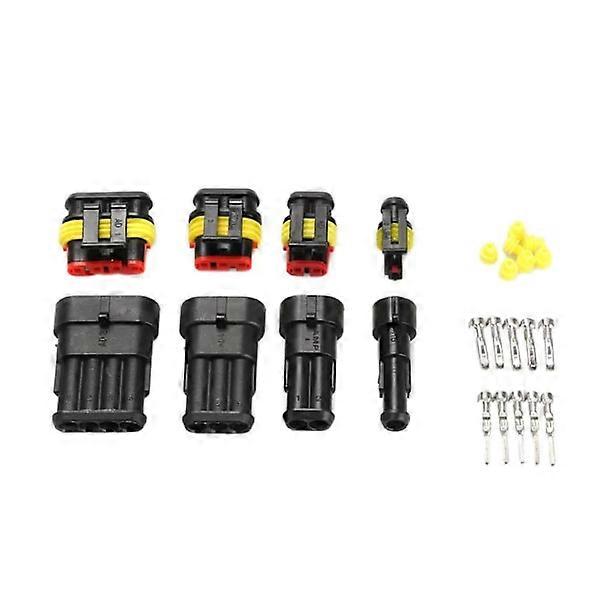 269 חתיכות HID מחברים עמידים למים 1/2/3/4 פינים לרכב חוט חשמלי מחבר תקע משאית רתמה