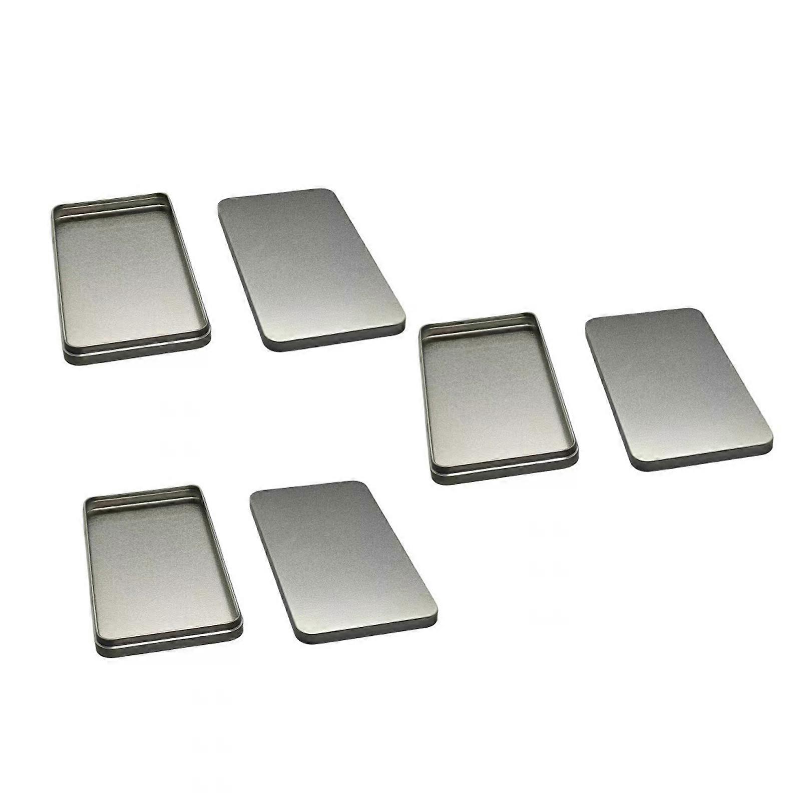 Rustproof Metal Coin Holder Organizers With Dividers Slim Portable Storage Container For Travel Collections Office Essential  Silver