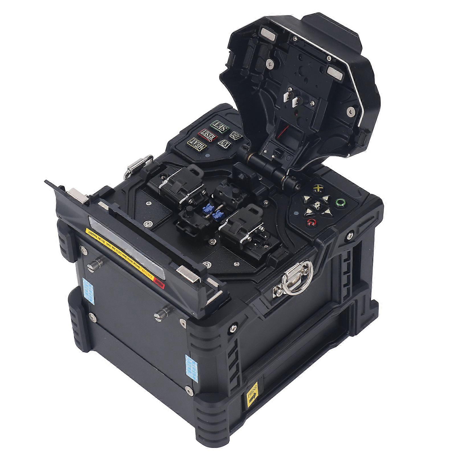 Fiber Fusion Splicer Kit 5.0" LCD 400X Magnification Black