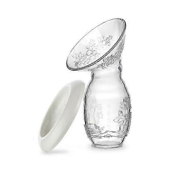 Manual Breast Pump with Strap Combo 4oz/100ml Silicone Breastfeeding Pump Milk Collector Cs fast