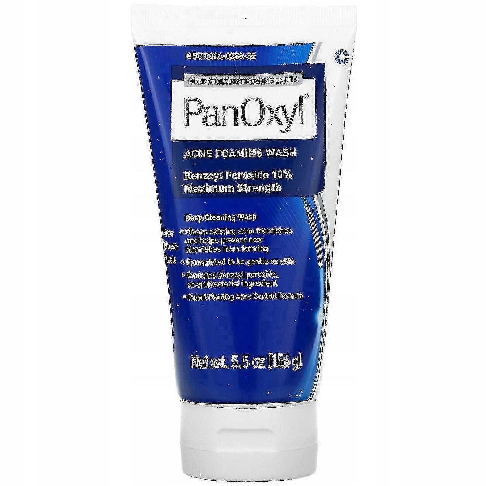 Panoxyl Acne Foaming Wash Cream, 156g formel för effektiv rengöring och hudbehandling