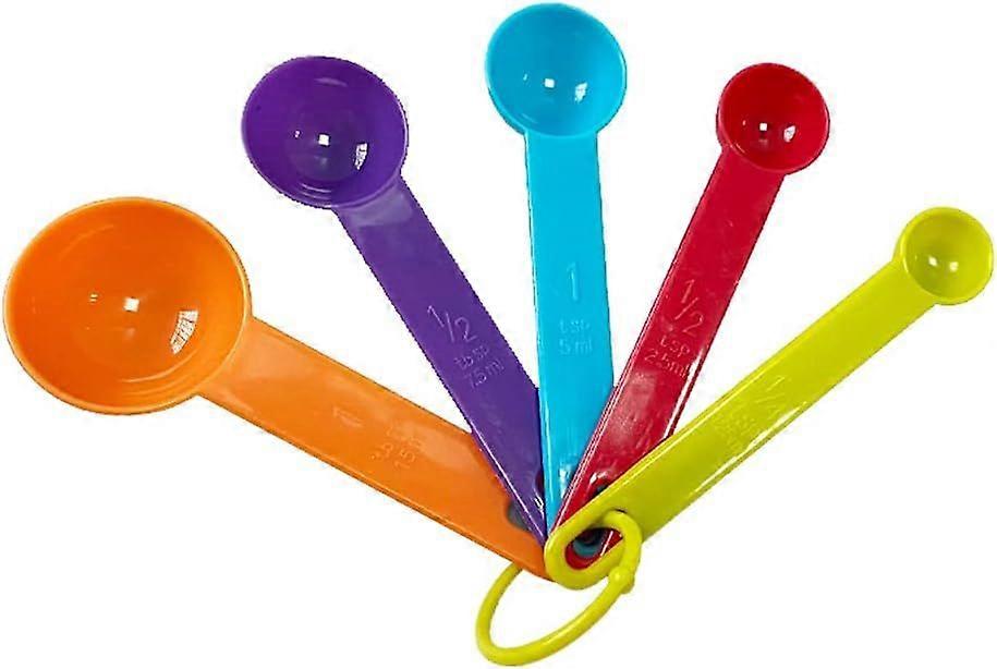 Measuring spoon set, 5 paint measuring spoons with different capacities