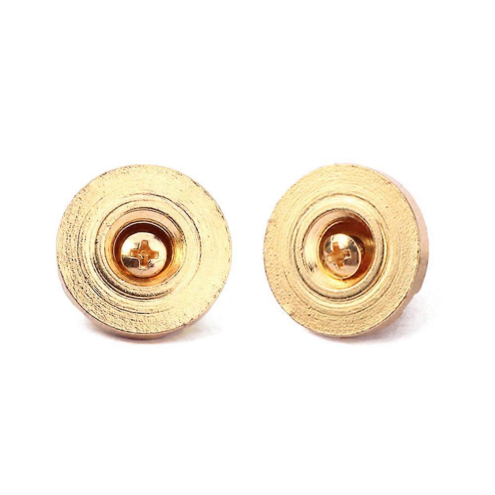 Golden Steel Roller String Trees for Guitar Use Premium Quality with Screws 2pcs