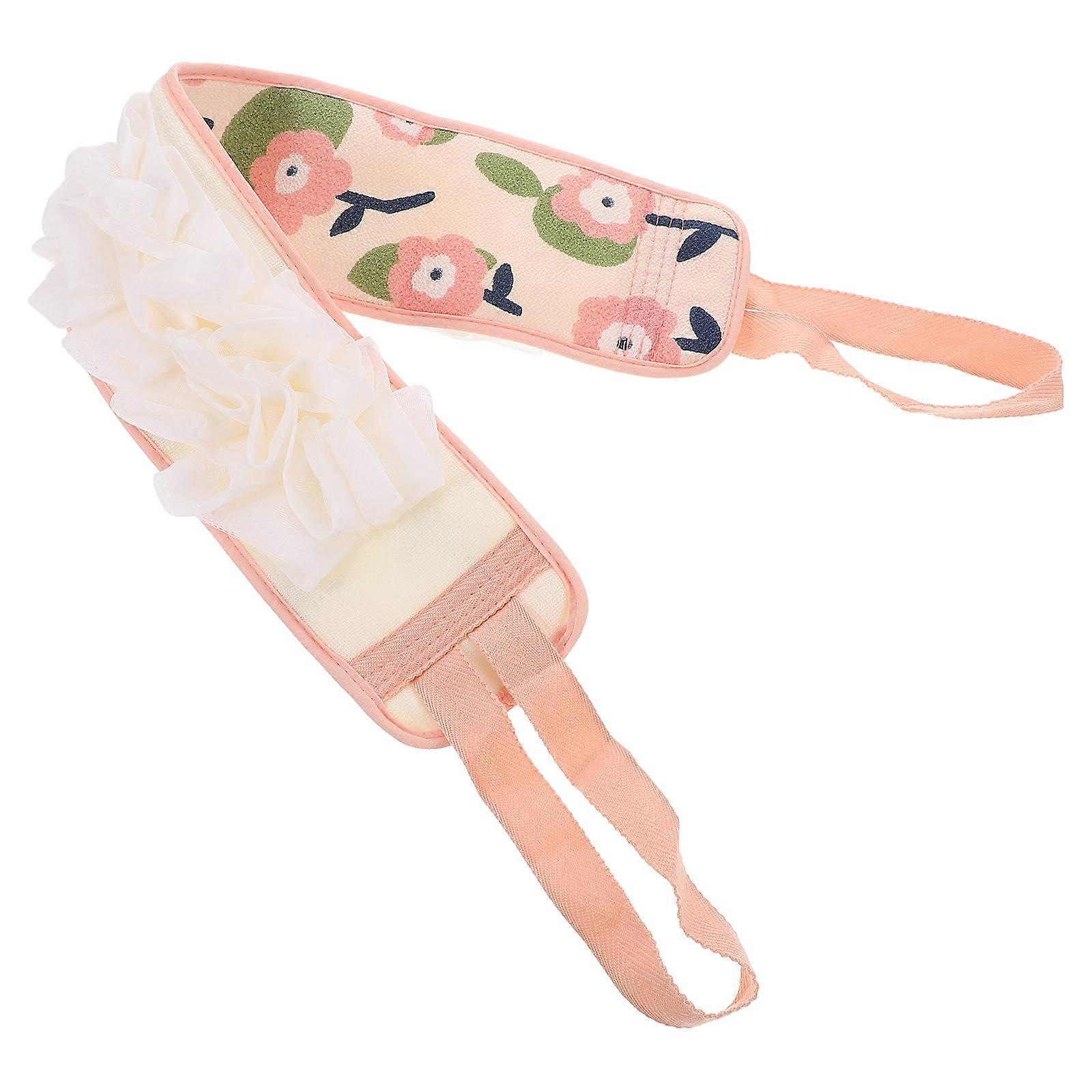 Shower Towel Back Scrubber Bath Towel Shower Washcloth Rectangular Artificial Silk Massage 1Pcs