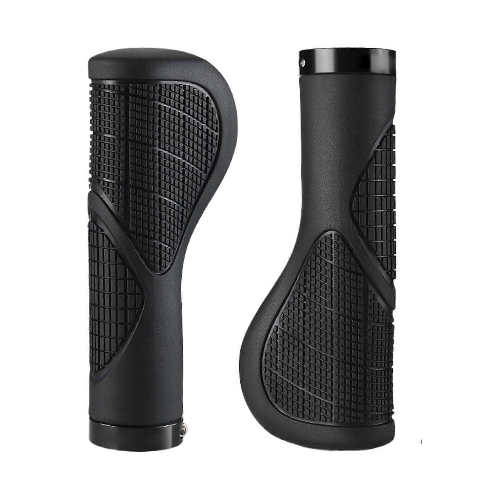 Grips for Bikes NonSlip Bicycle Handlebar Grips Soft Ergonomic Rubber, Universal Fit, Road Mountain Urban Cycling