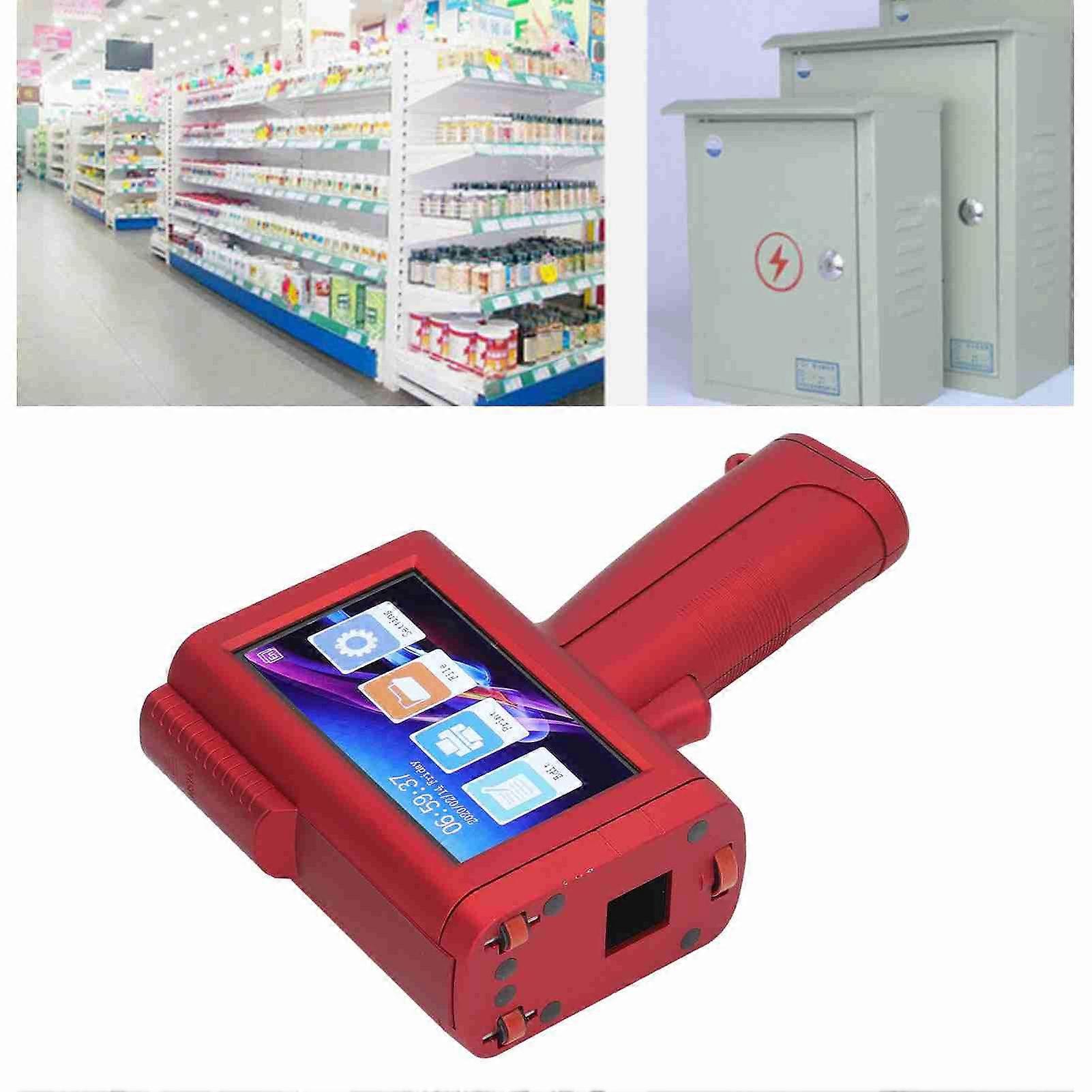 Handheld Portable Inkjet Printer M80 4.3" Touch Screen 8.4V Battery