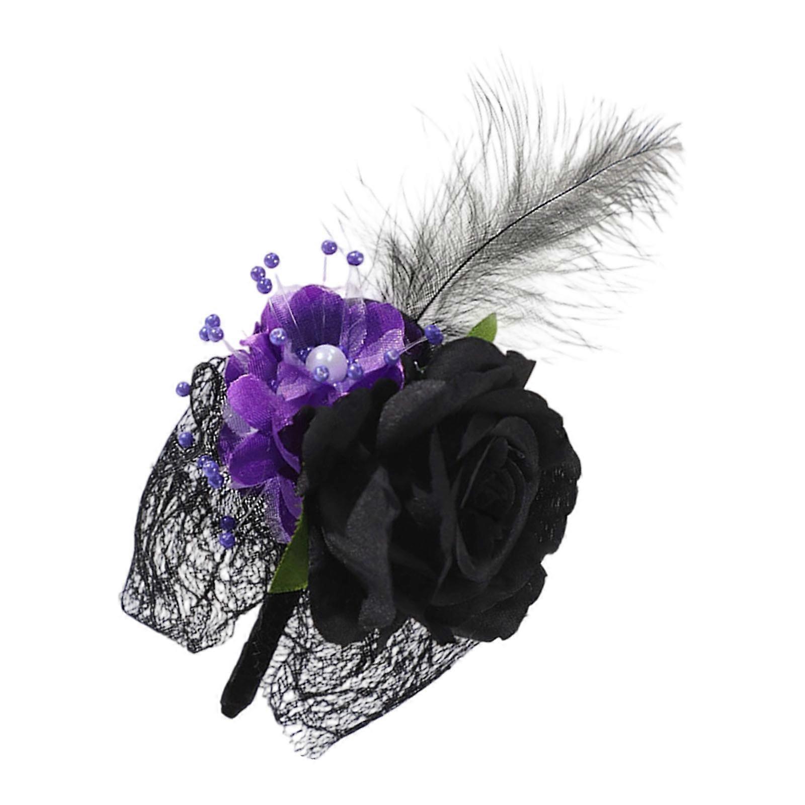 Halloween Party Floral Boutonnieres Feature Long Time Synthetic Materials And Secure Attachments Clasps Multicolor