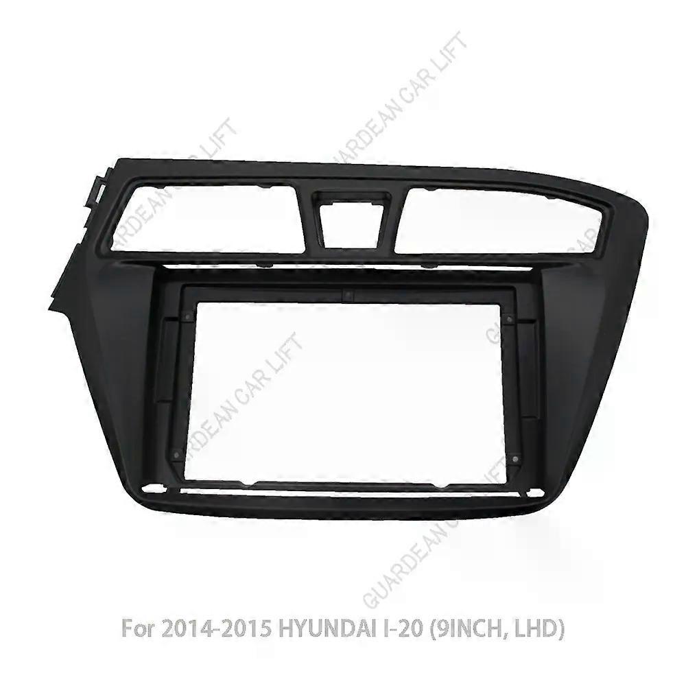 9 Inch Car Radio Fascia For Hyundai I20 2015 -2017 Android MP5 Player Panel Casing Frame 2 Din Head Unit Stereo Dash Cover Trim